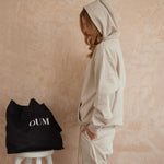 Oversized Hooded Sweat - Cream